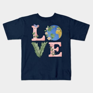 Earth Day Planet Anniversary Earth Day Everyday Kids T-Shirt